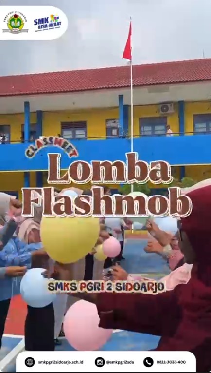 Class Meeting SMK PGRI 2 Lomba Flashmob